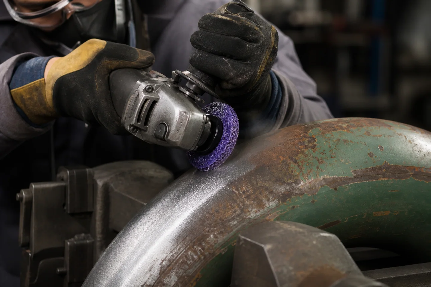 Rust & Oxide Removal using industrial abrasive products