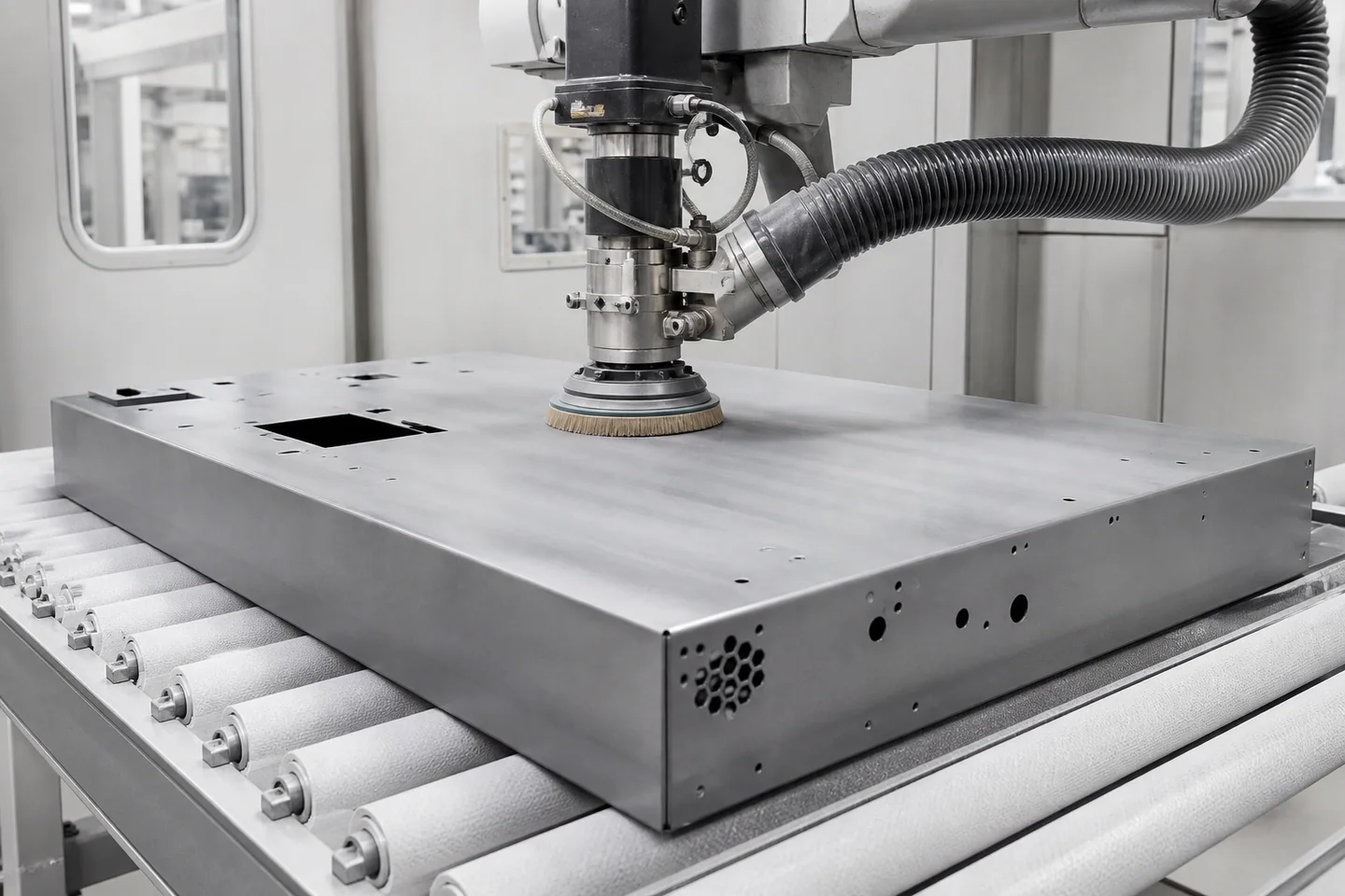 Surface Preparation using industrial abrasive products
