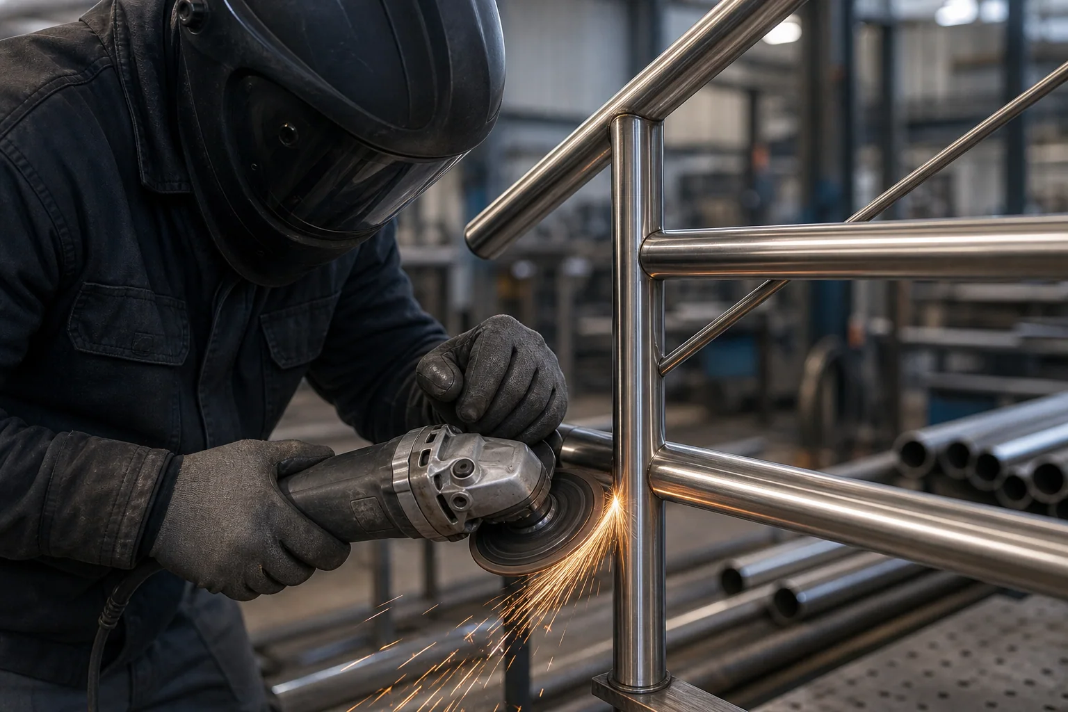 Stainless Steel & Metal Finishing industrial process