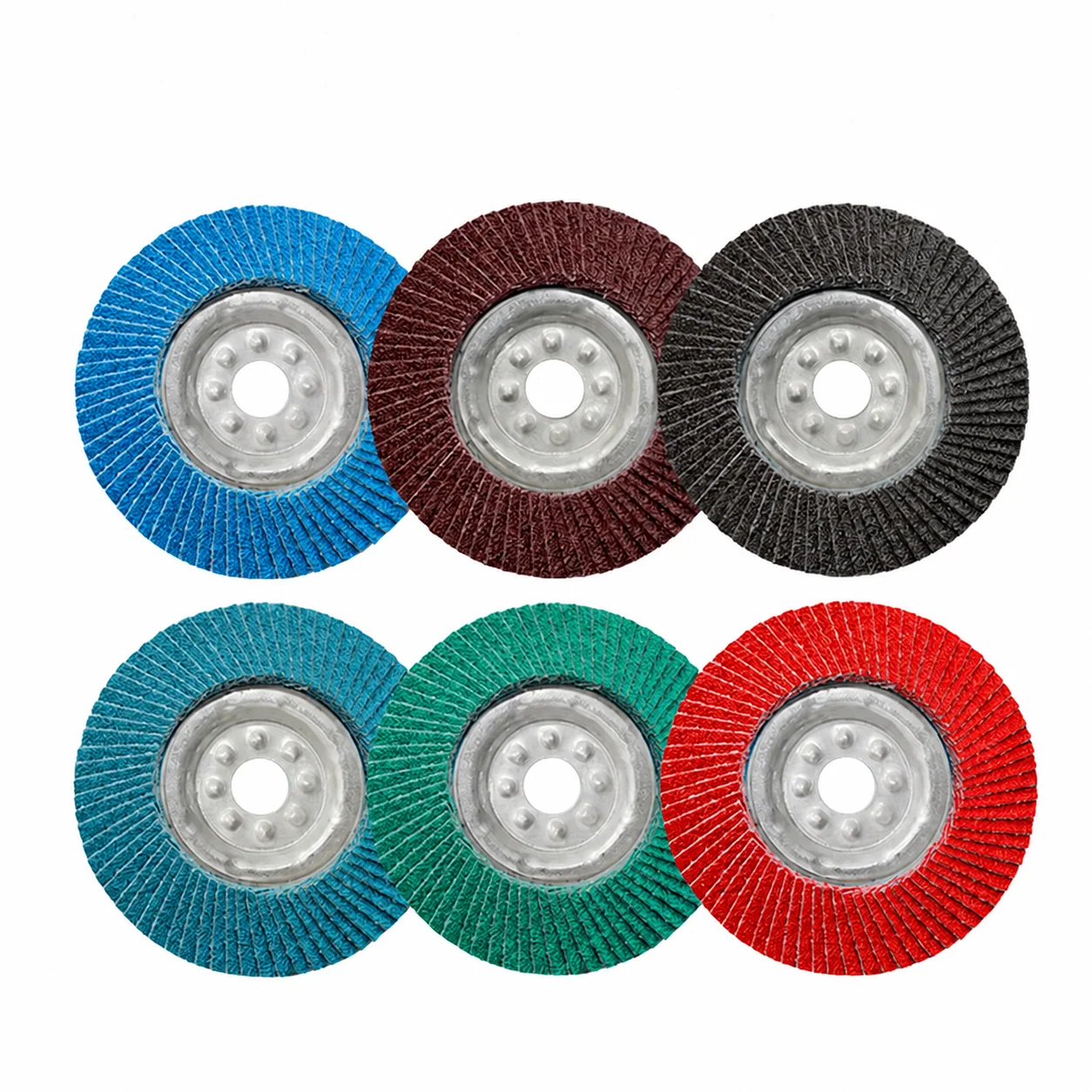 100 mm Flat Flap Disc with 75 mm Steel Hub for wholesale and OEM supply