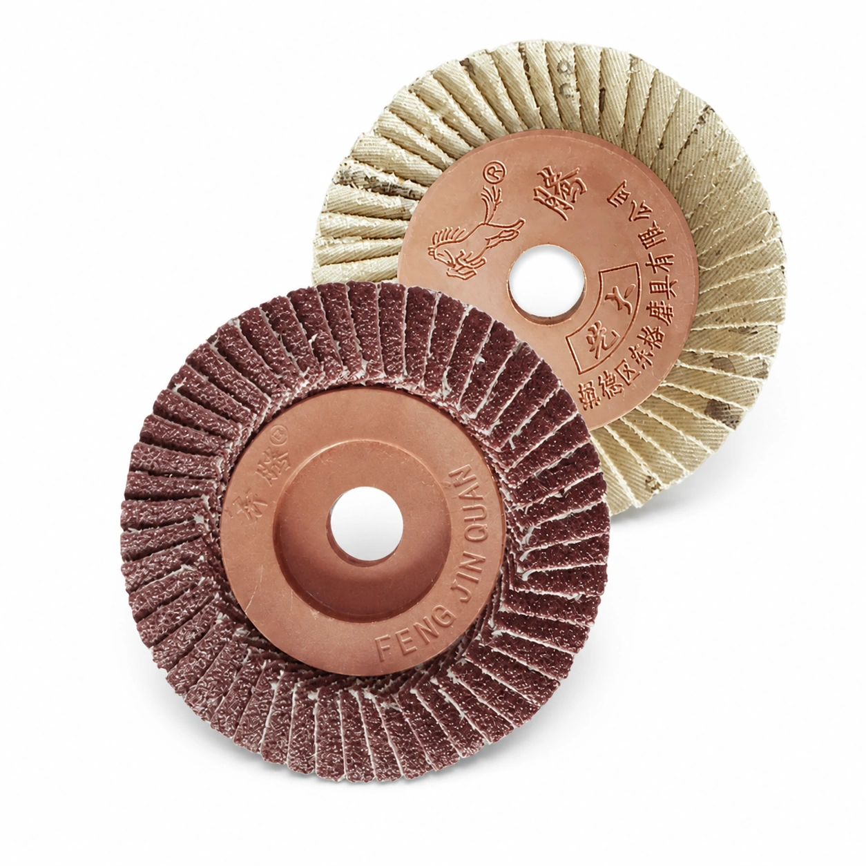Double-Backing Flower-Style Flap Wheel for wholesale and OEM supply