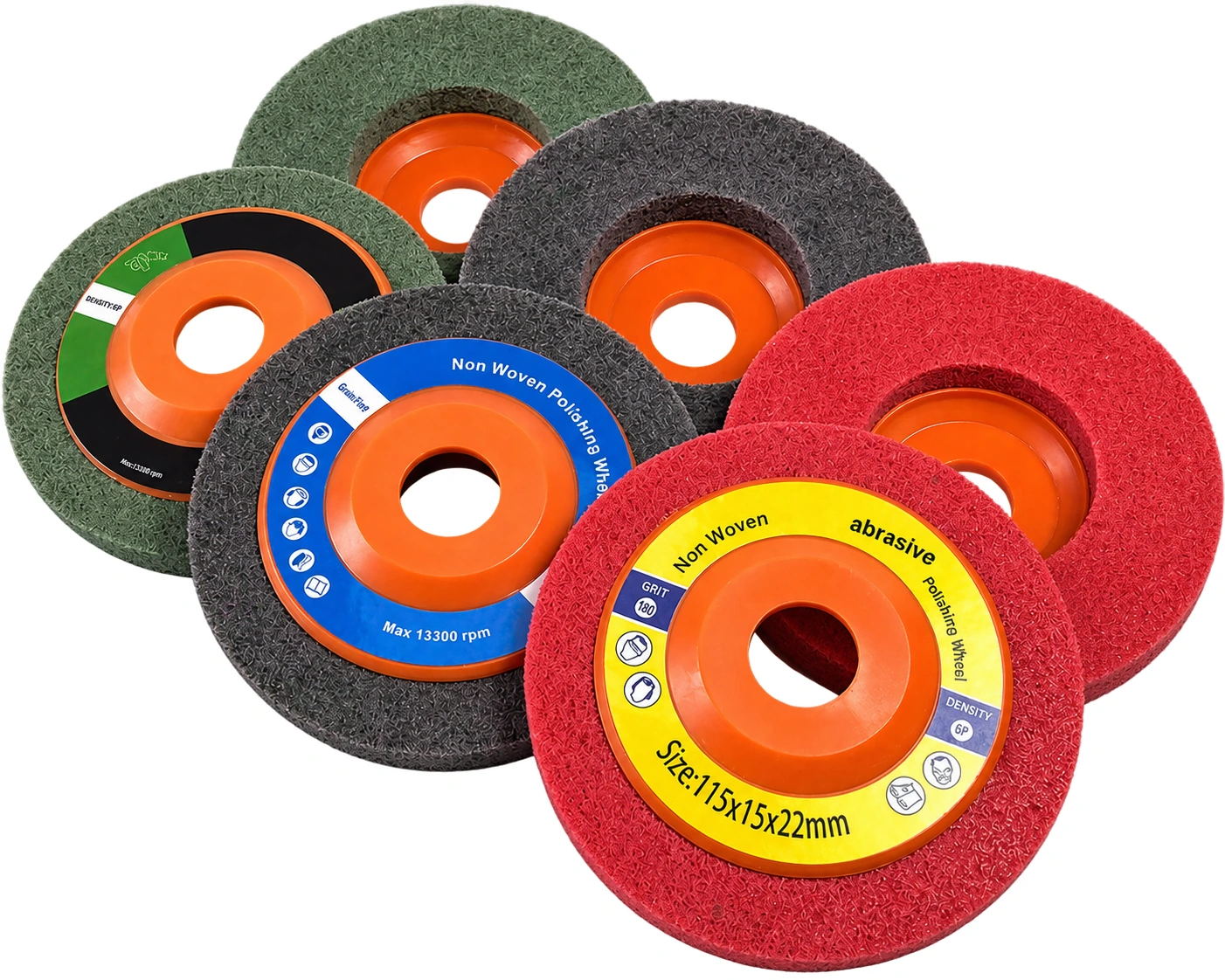 Non-Woven Polishing Wheel for Metal Finishing & Surface Conditioning in the Non-Woven & Finishing Abrasives product range