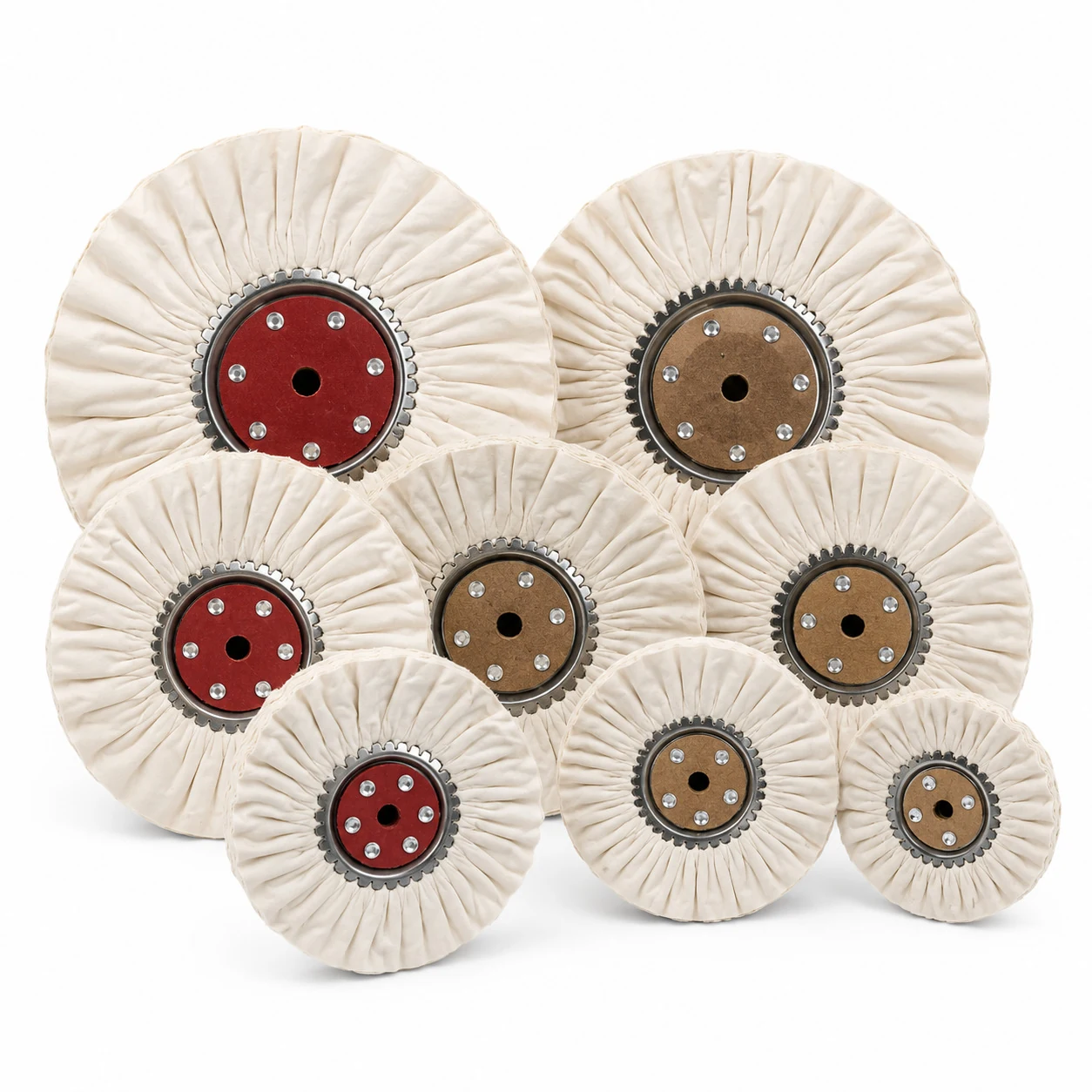 Poplin Airflow Buffing Wheel for Metal Mirror Polishing for wholesale and OEM supply