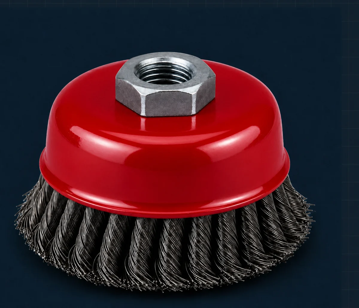Twist Knot Wire Cup Brush for wholesale and OEM supply