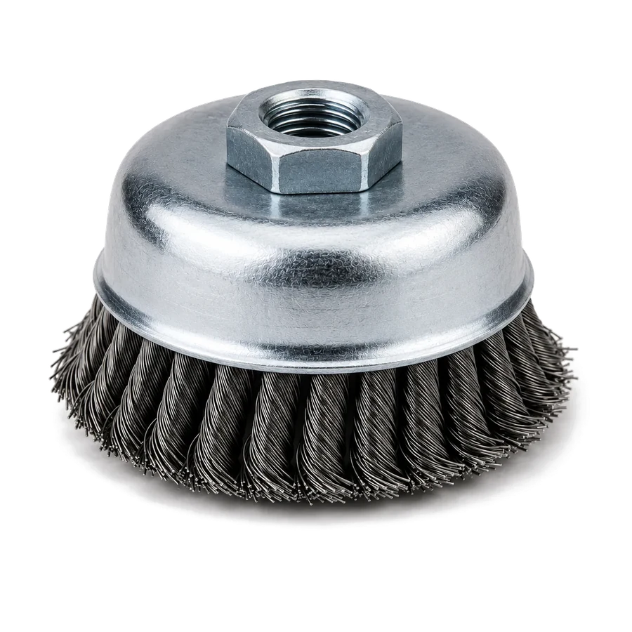 Twist Knot Wire Cup Brush industrial product