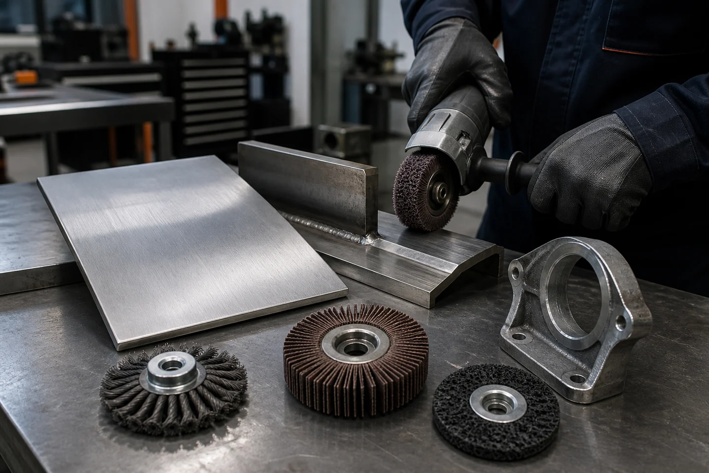 Industrial surface finishing applications